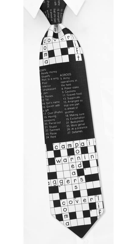 crossword-tie