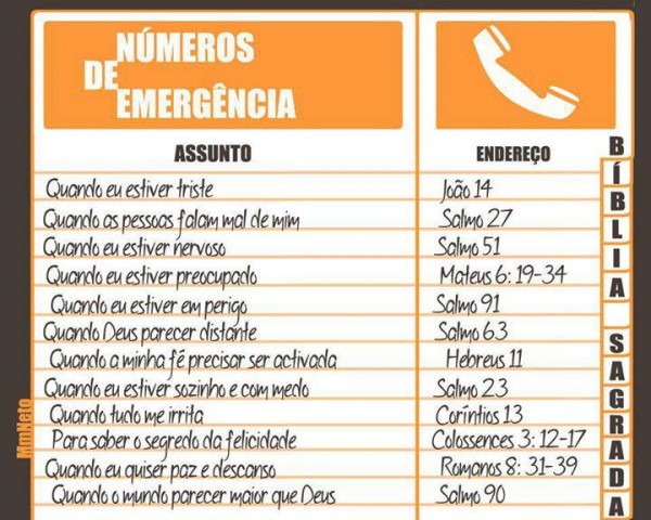 telefones de emergencia