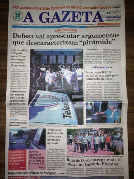 telexfree na gazeta