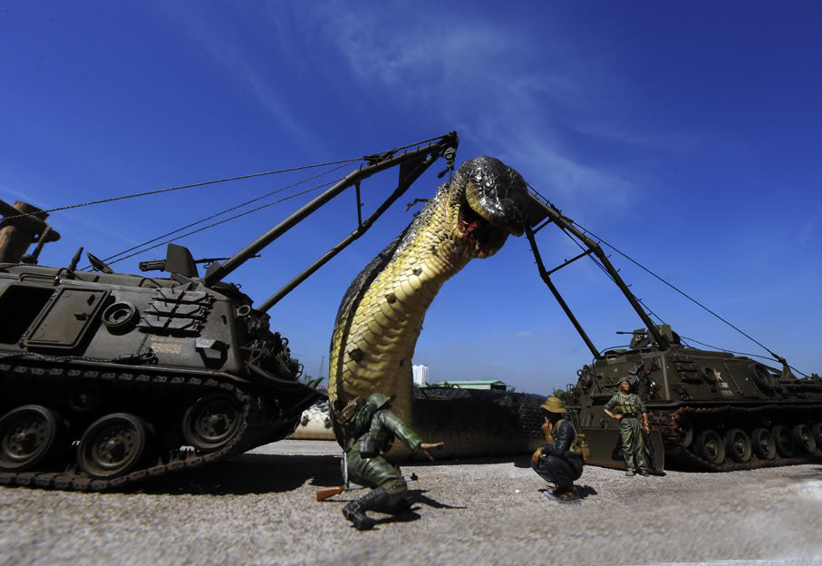 The largest anaconda Maior cobra do mundo  (9)
